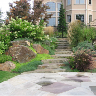 Дизайн дандшафта у роскошного особняка Дизайн дандшафта у роскошного особняка