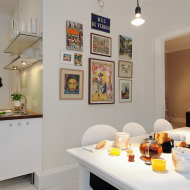 Дизайн кухни-столовой в современной квартире