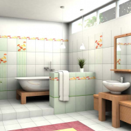 Ванная комната дизайн в японском стиле