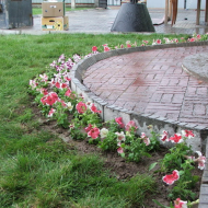 Цветочный бордюр Цветочный бордюр