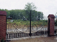 Кованные решетки и ворота в Астане