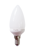 Лучшее  4Вт, Е14, 3000К  Светодиодная лампа ТМ Etalin Е14 4Вт 3000К свеча матовая  Etalin Lighting Group  850  шт.  Art Light Ltd ТОО