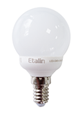 Лучшее  4Вт, Е14, 3000К  Светодиодная лампа ТМ Etalin Е14 4Вт 3000К шарик матовый  Etalin Lighting Group  850  шт.  Art Light Ltd ТОО