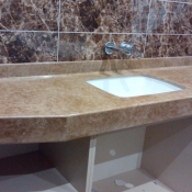 Изготавливаем столешницы для ванной комнаты из искусственного акрилового камня!
Столешницы обладают: Влагостойкостью, Гигиеничностью, Устойчивостью к царапинам, Легкостью в уходе
Надежно, качественно и в разумные сроки!  60000  цена минимальная  погонный метр  ИП \