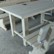 Мы изготавливаем всю необходимую мебель для бани и сада по индивидуальному заказу:
Комплект (2 лавочки + стол) нелакированный - от 65000тг. 
Комплект (2 лавочки + стол) лакированный - от 75000тг. 
Комплект (2 лавочки + стол) из обожженного дерева - от    Комплекты (Стол + 2 Скамейки)  65000  Доставка платная    комплект  Прочее Садово-банная мебель ИП
