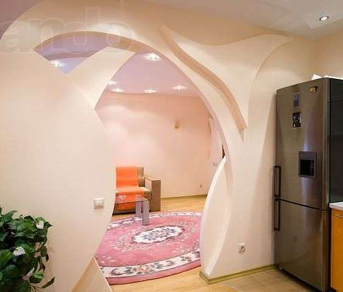 Арки из гипсокартона фото дизайн интерьера своими руками Арки из гипсокартона фото дизайн интерьера своими руками
