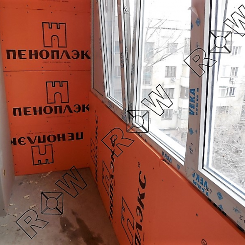 Утепление балкона. остекление балкона. остекление и утеплени.