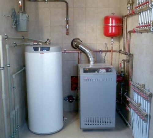 Газовый котел для отопления частного дома монтаж своими руками 92
