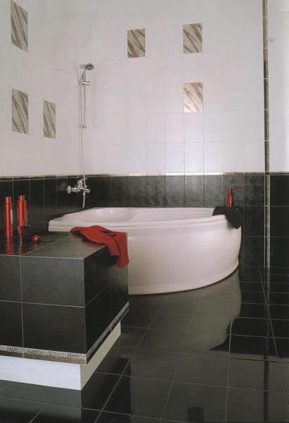 Строгость минимализма ванной комнаты