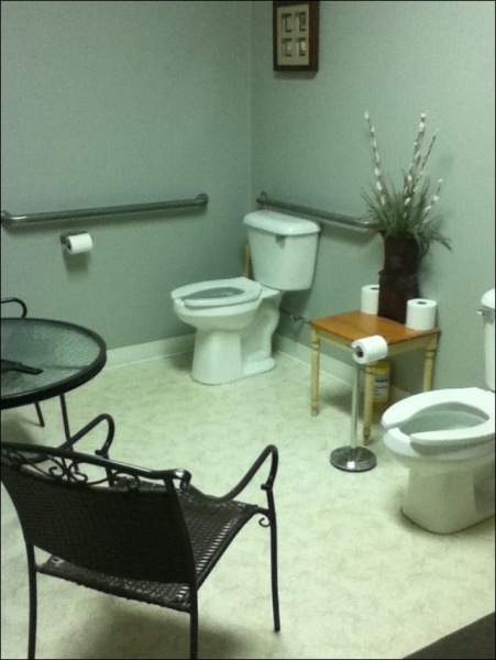Туалет для бизнес встреч 
