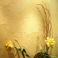 Штукатурка солнечного цвета поднимает настроение