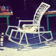 Кресло продавца пластиковых труб