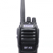 Рация Baofeng BF-K5 - профессиональная рация широкого применения. 
Производитель Baofeng
Страна производства Китай
Тип аналоговая
Вид переносная
Дальность связи 10 км
Частотный диапазон 400-470 МГц
Мощность 5 Вт
Степень защиты ударопрочные  Китай  15000  от 10000 до 30000 тенге  тг  Рация Baofeng BF-K5  Система внутренней связи, переговорные устройства РАЦИИ KENWOOD В АЛМАТЫ  ИП