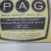 Сусальное золото  Bозможно продажа по 500 листов в упаковке. Производство Италия.  в блоке по 10000 листов  370000  Доставка платная  договорная  упак.  Мякишев Э.Д. ИП