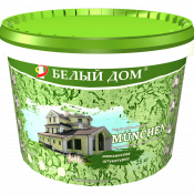 Декоративное акриловое покрытие, мюнхенская штукатурка MUNCHEN  Мюнхенская штукатурка - декоративное акриловое покрытие для наружных и внутренних работ. Высококачественное декоративное покрытие на основе акриловой дисперсии и мраморной крошки с эффектом рисунка типа «короед», «дождик», «крест».  Обеспечивает надежную защиту от агрессивного воздействия окружающей среды; придает поверхности декоративные свойства, скрывает мелкие дефекты и трещины; образует прочное паропроницаемое водостойкое покрытие; легко колеруется.  5235  2000  15кг  Казахстан  Доставка бесплатная - при заказе на сумму от 80 000тг.  Мюнхенская штукатурка, мюнхенка Белый Дом ТОО