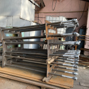 Анкерные группы  Анкерные группы – это металлические конструкции, состоящие из анкерных болтов и связующих элементов, предназначенные для крепления строительных конструкций к бетонному основанию.  У нас вы можете заказать изготовление фундаментных болтов и анкерных плит нестандартных размеров, с диаметром резьбы по индивидуальному заказу. Анкерный болт диаметром резьбы от 12 до 140 мм по ГОСТ 24379.0-80, предназначен для крепления строительных конс    Доставка платная    комплект  Казахстан  Анкеры фундаментные и для оттяжки. Анкеры металлические и бетонные. AE Group LTD  ТОО