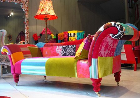 Английский пэчворк. Красивый диван. Английский пэчворк. Красивый диван.